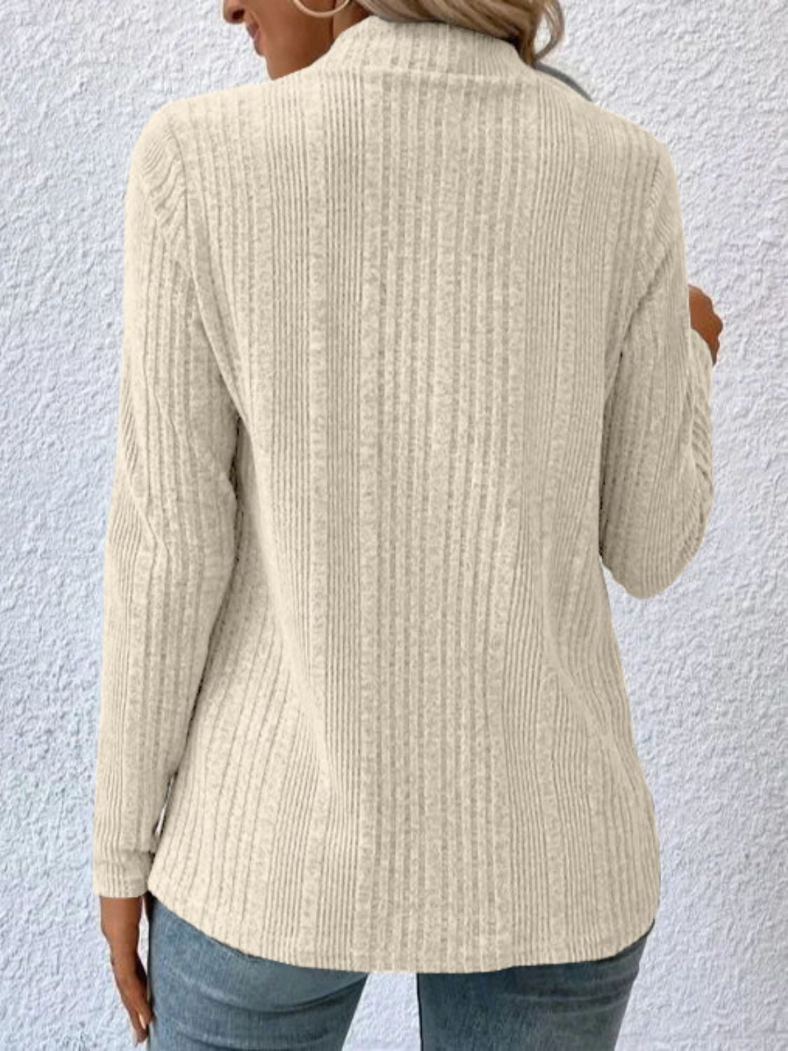 Open Front Long Sleeve Cardigan